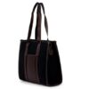 Women's Western Casual Solid Zip Tote Bag