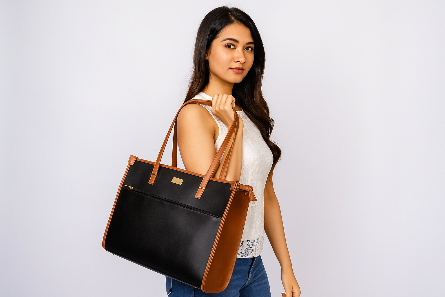 Leather hadbags for women - Ginnora
