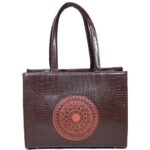Printed Structured Tote Bag